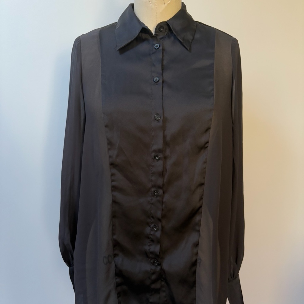 Kirna Zabete- 2000s Sheer Panel Tunic